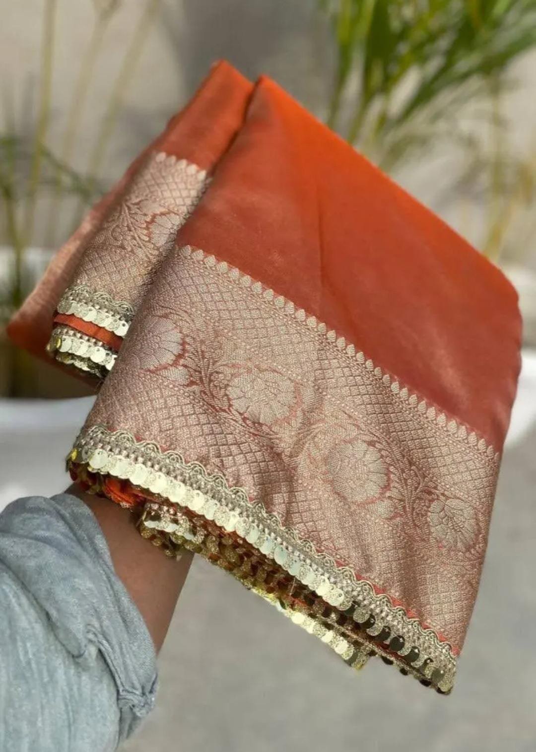1 Banarasi Tissue Silk Saree image 6