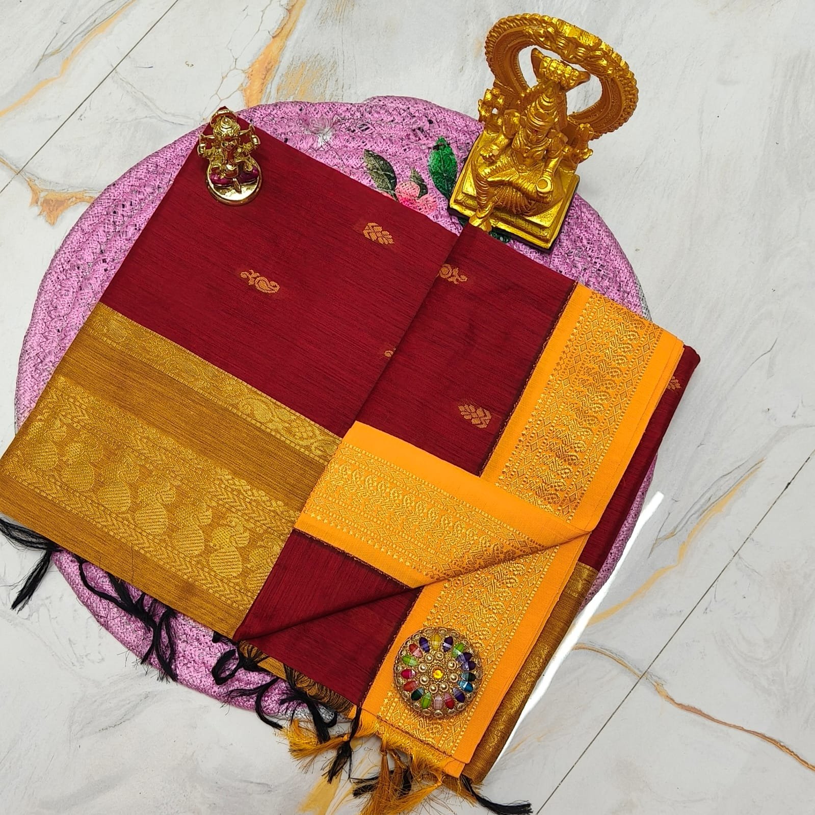 Kalyani Cotton Saree ( BUTTA) image 26