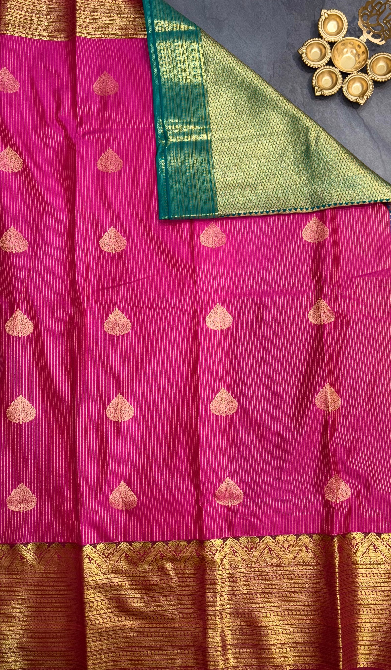 Korvai Kanchi Semi Silk Sarees image 7