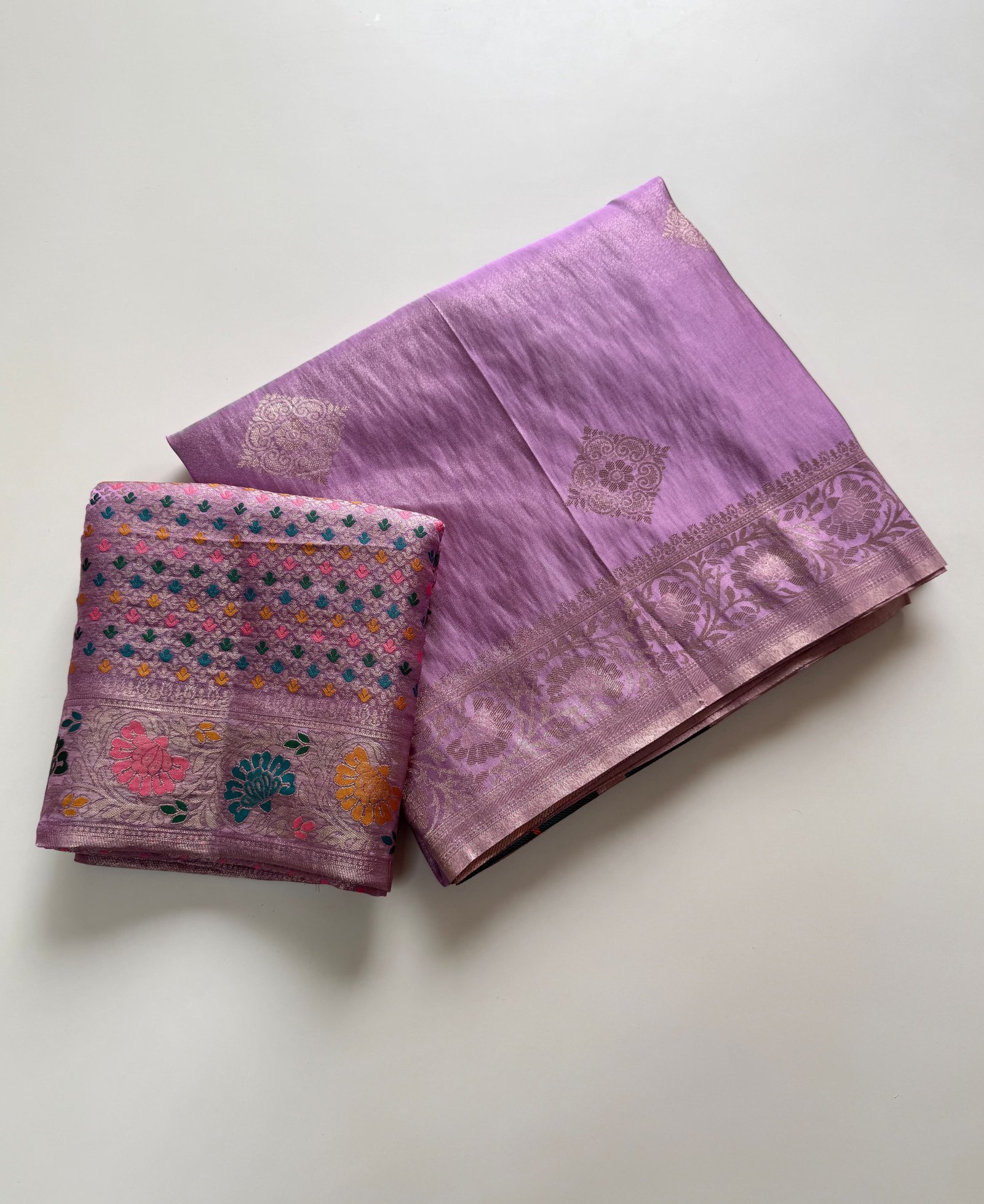 Mashru Silk Viscose Saree image 8