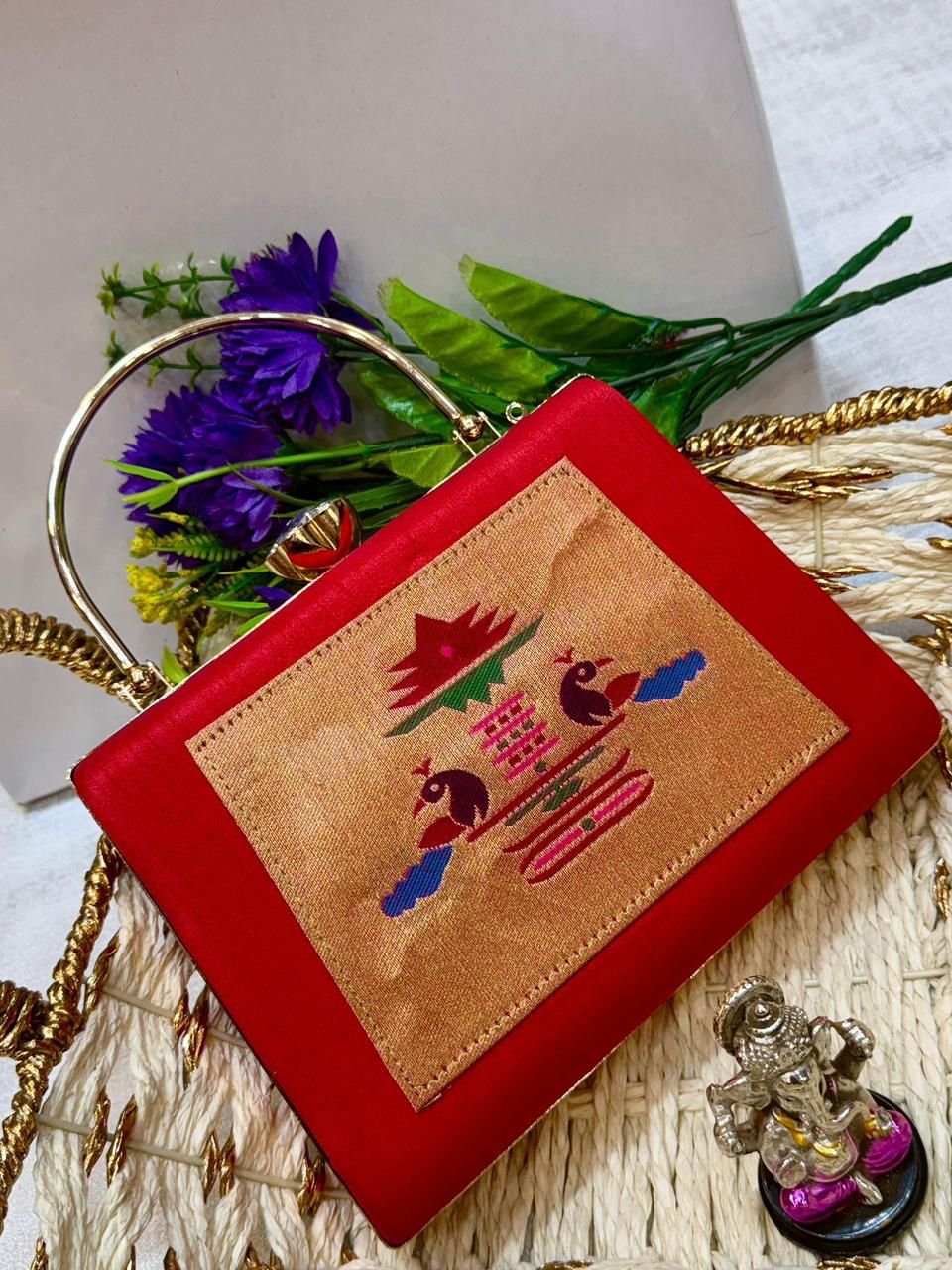 Paithani Clutch Design 2 image 9