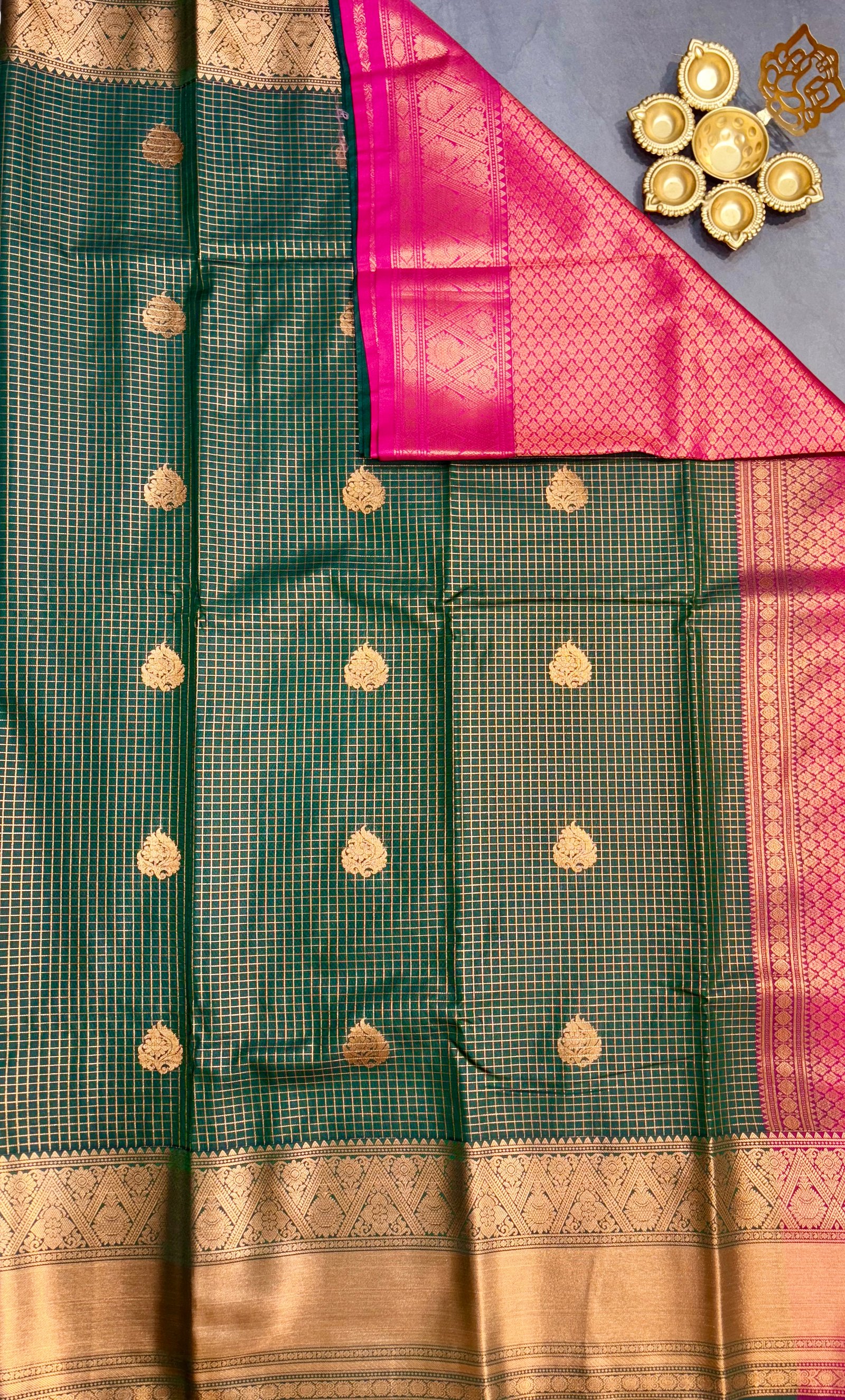 Korvai Kanchi Semi Silk Sarees image 8
