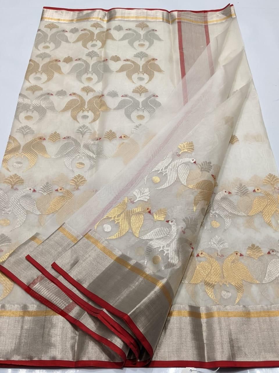 4 Silk Katan Saree image 5