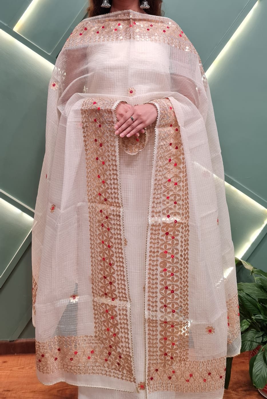 Premium Kota Doria Dress Material image 2