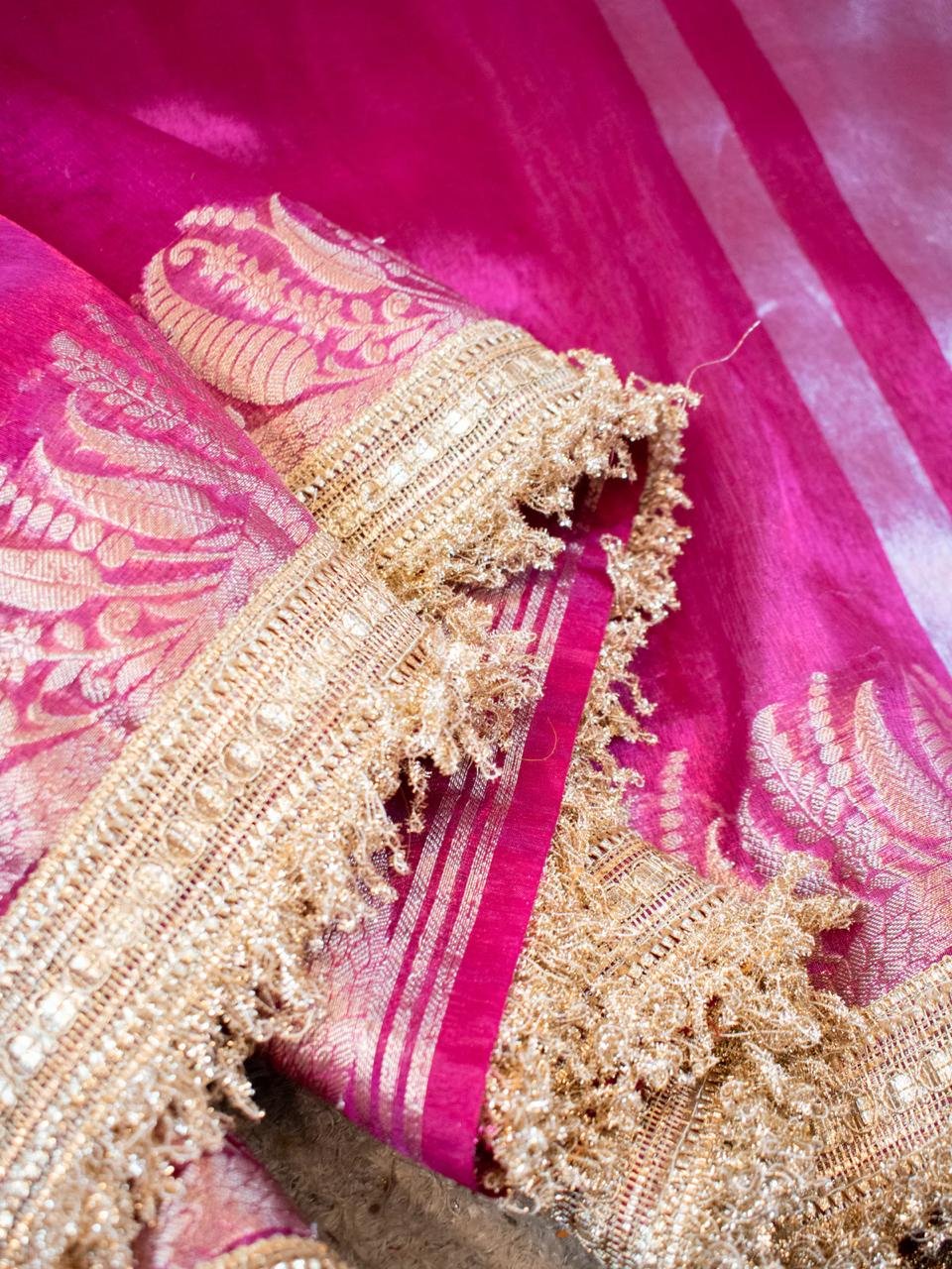8 Banarasi Tissue Silk image 11
