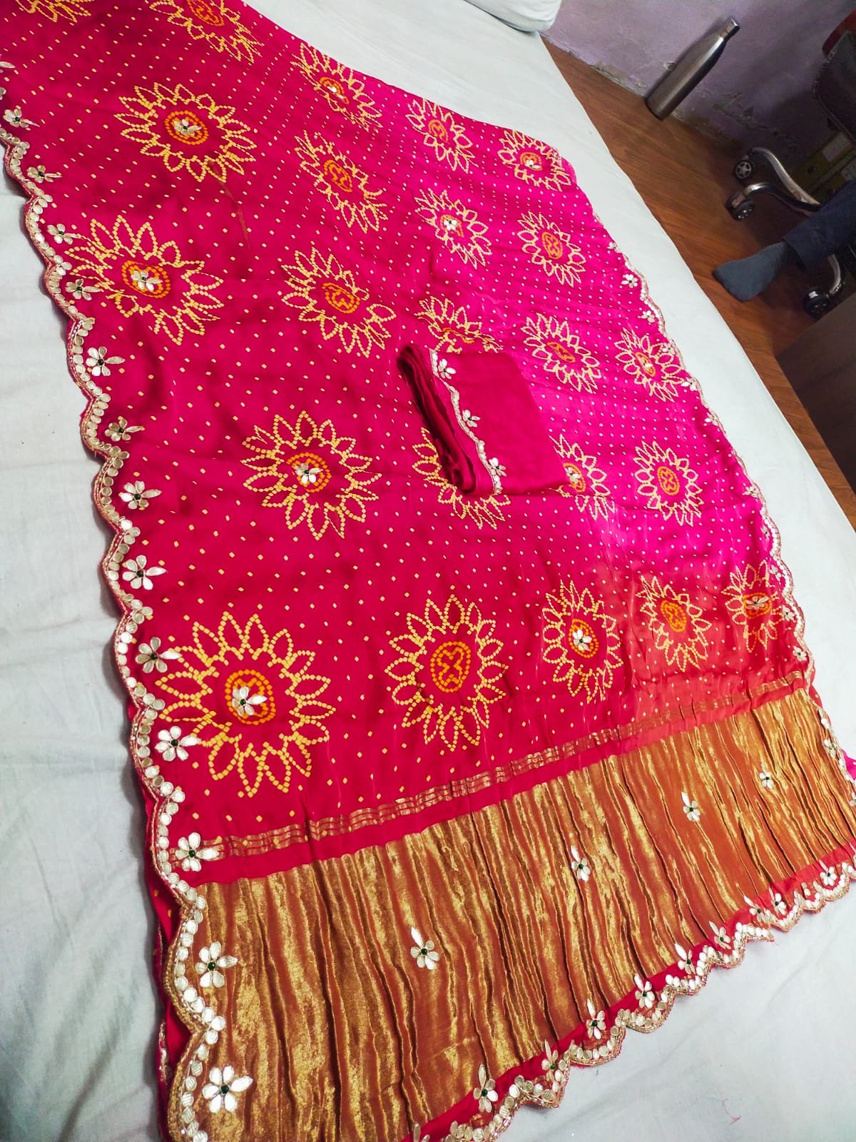 Pure Modal Gajji Silk Fabric image 4
