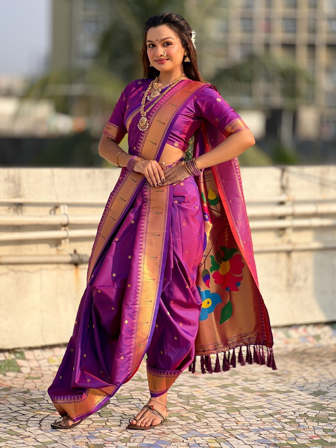 9 Vaar Muniya Paithani image 9