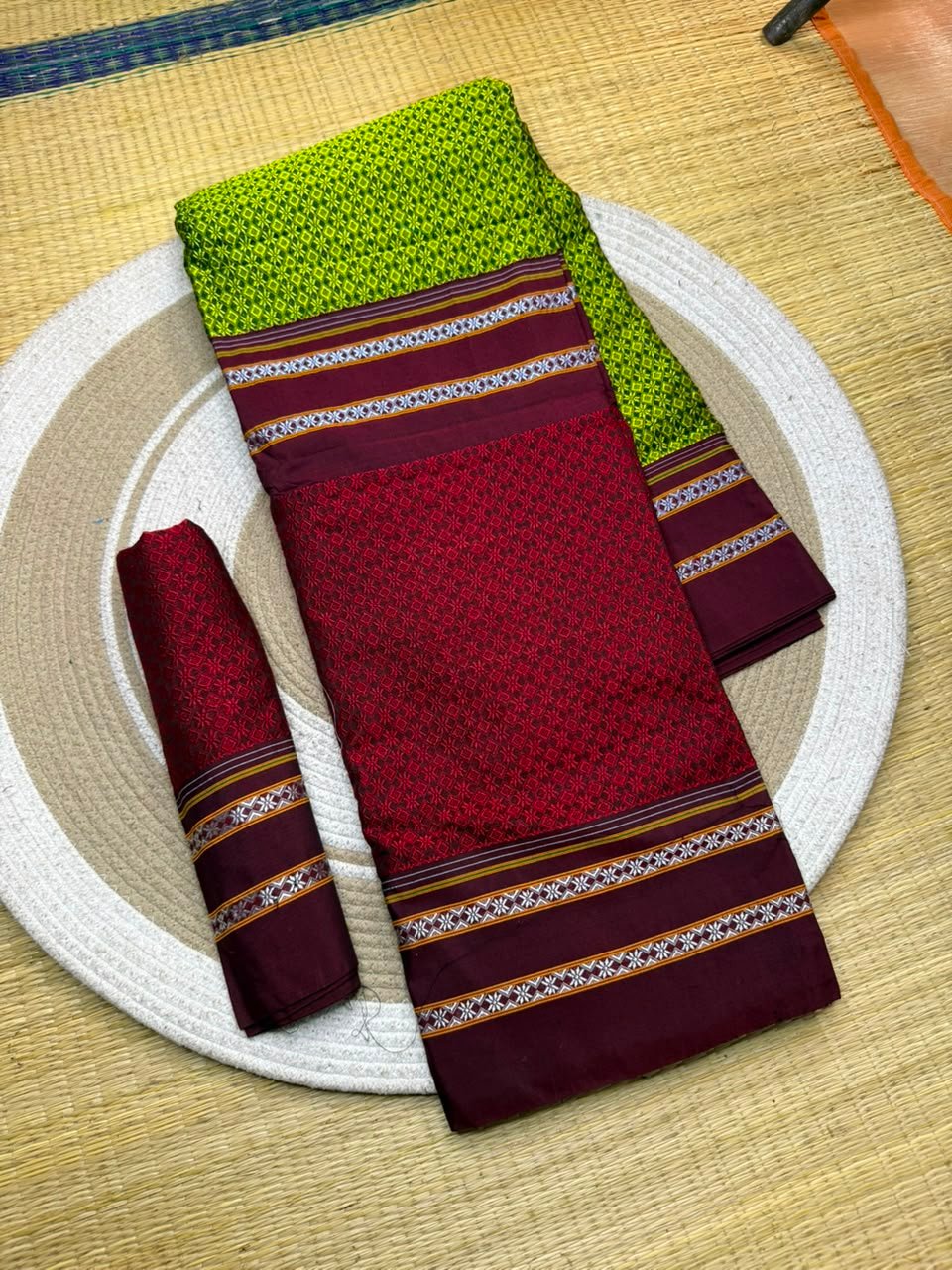 Half and Half Khun Saree image 4