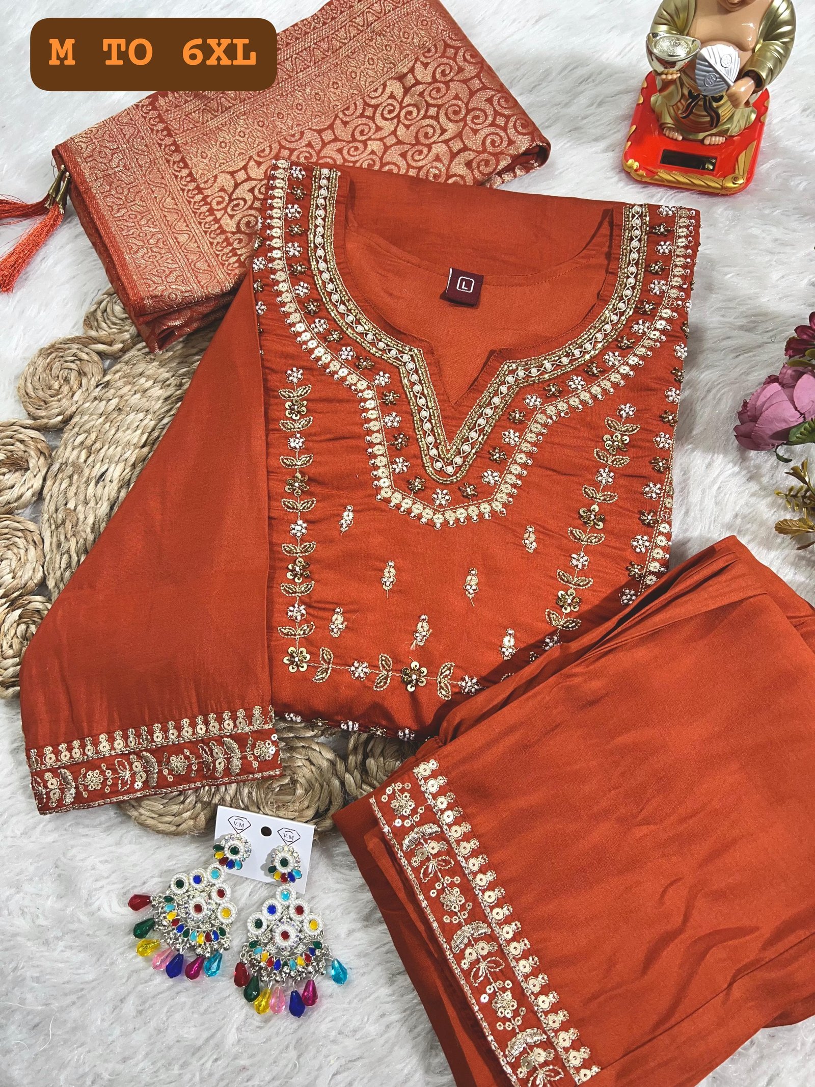 Kurti Pant Dupatta Set image 5