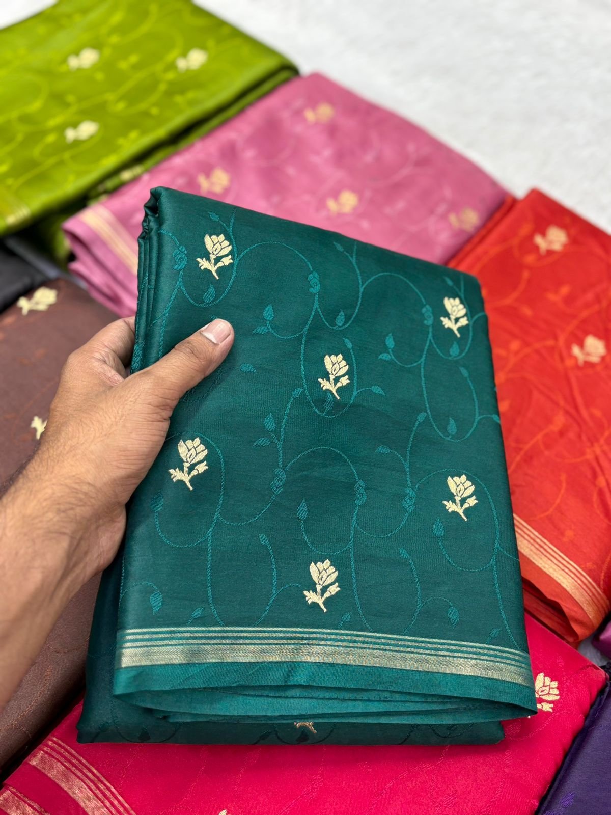 Premium Quality Gaji Silk saree image 12