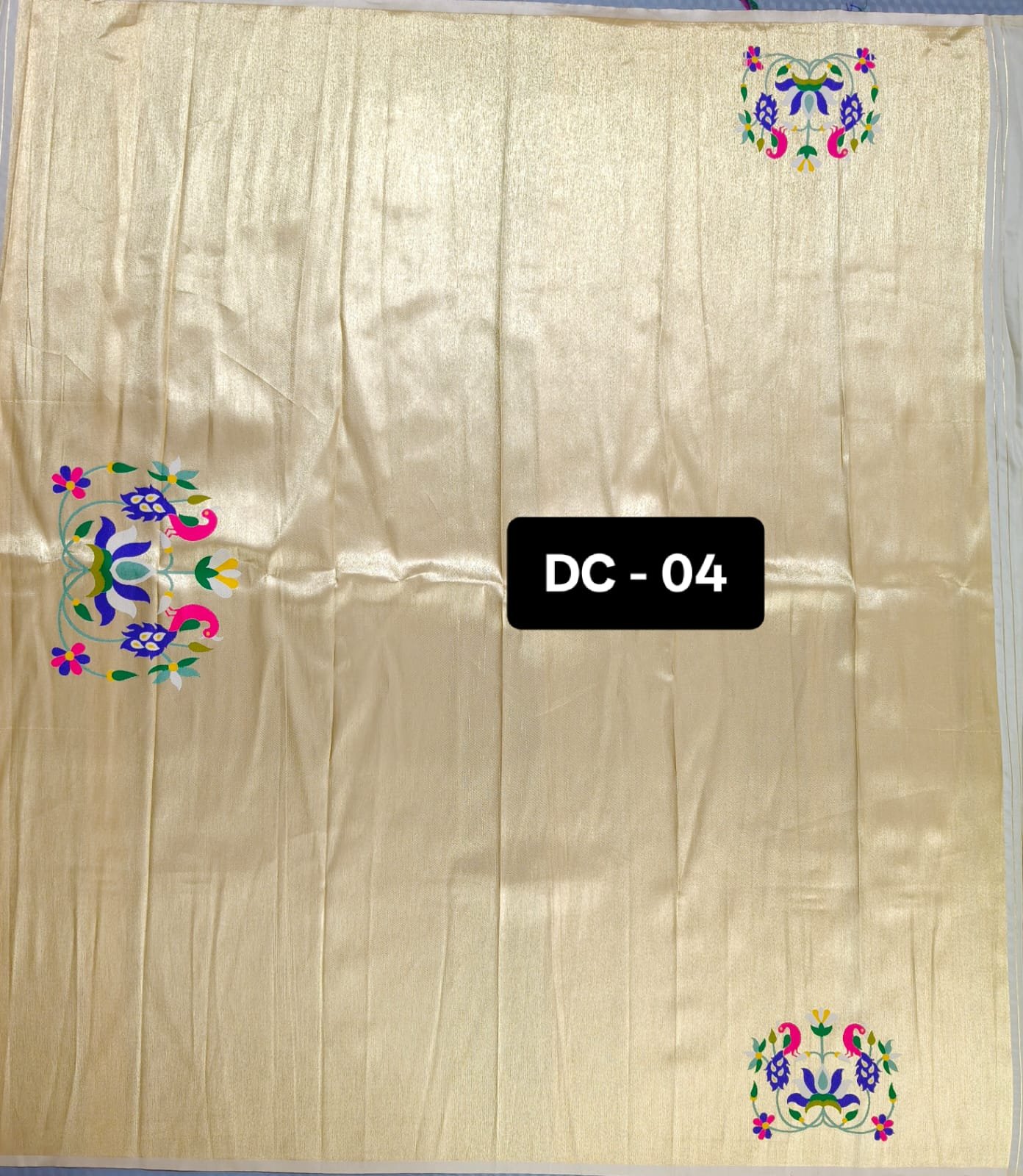 1 Paithani Blouse Piece Purple Border