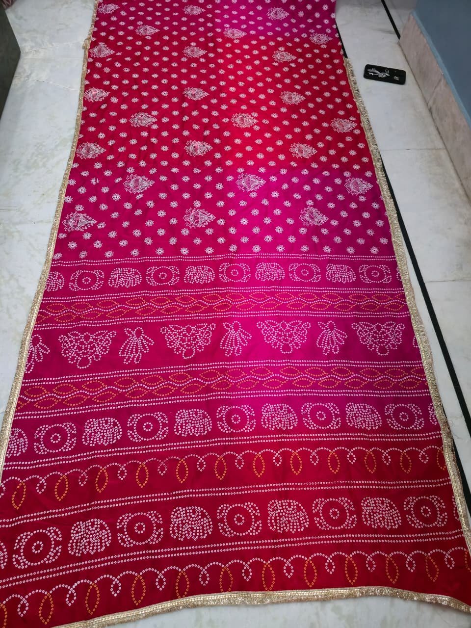 Upada silk with beautiful rose zari weaving saree image 10