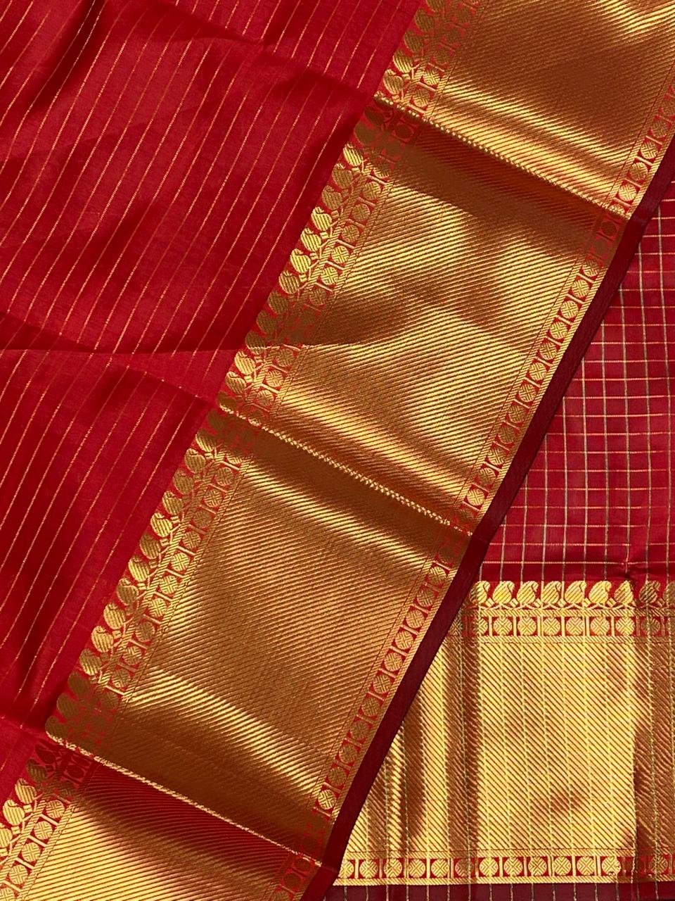 Party Wear Semi Kanchivaram Silk Sarees image 26