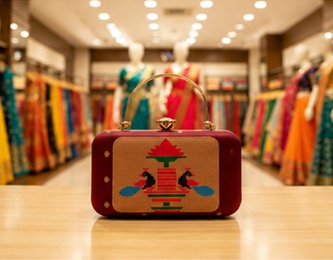 Paithani Clutch Design 1 image 6