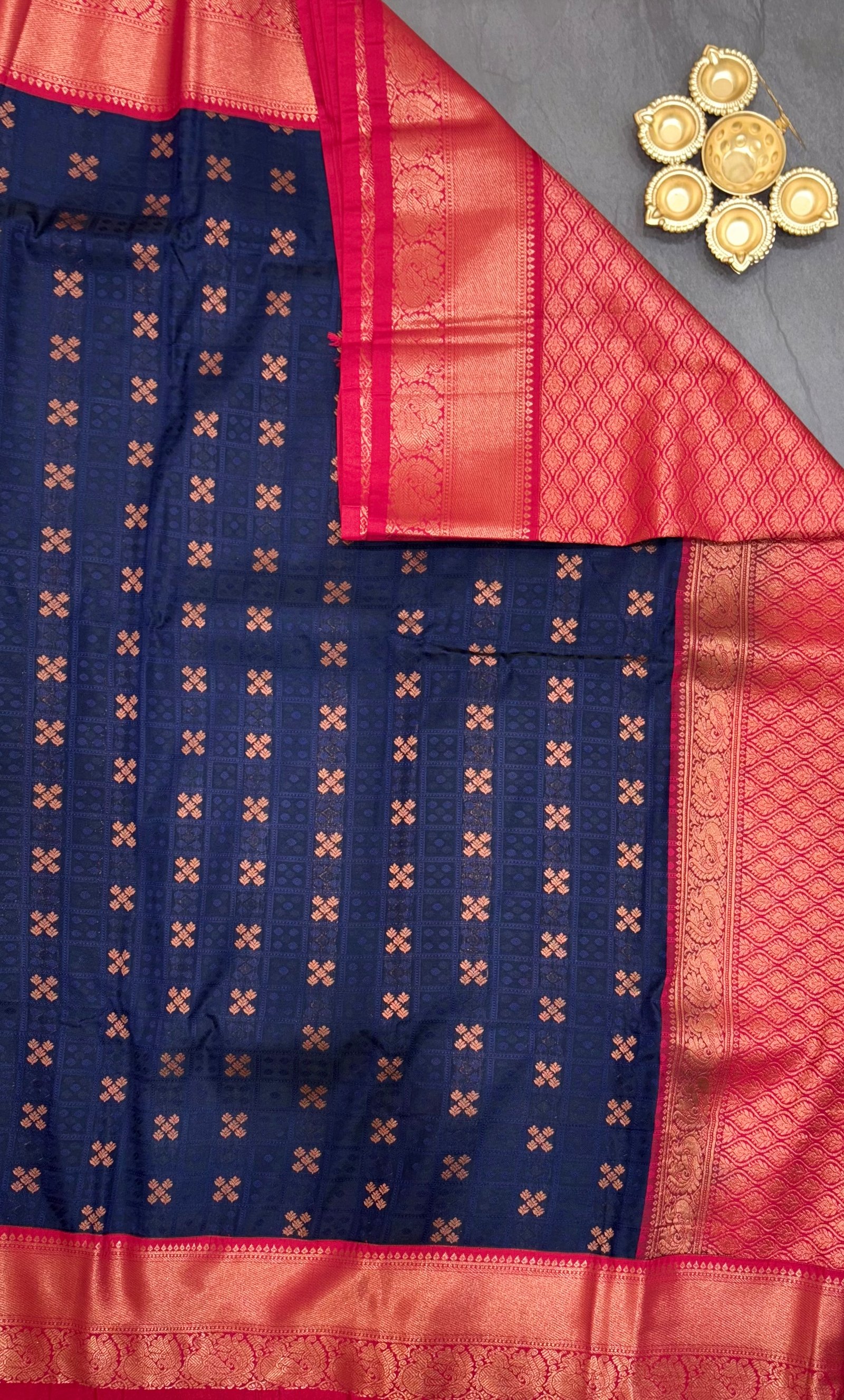 2 Korvai Kanchi Semi Silk Sarees image 2