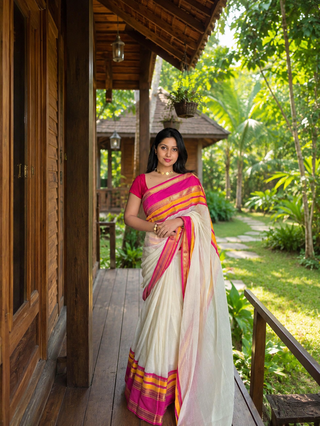 Mul Cotton Saree 120 count