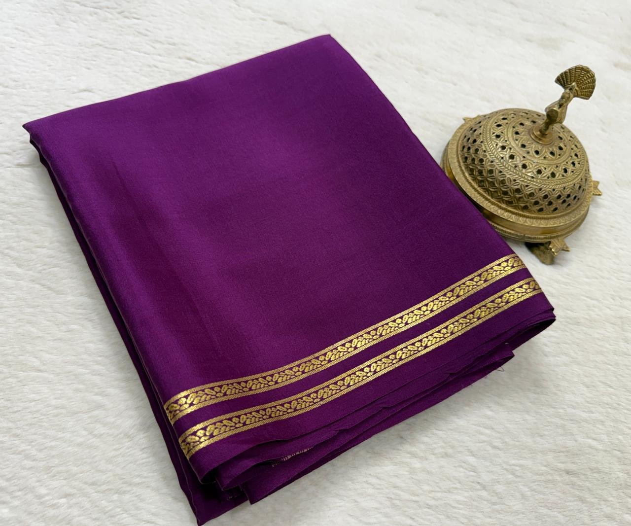 Pure Mysore Silk Sarees image 16