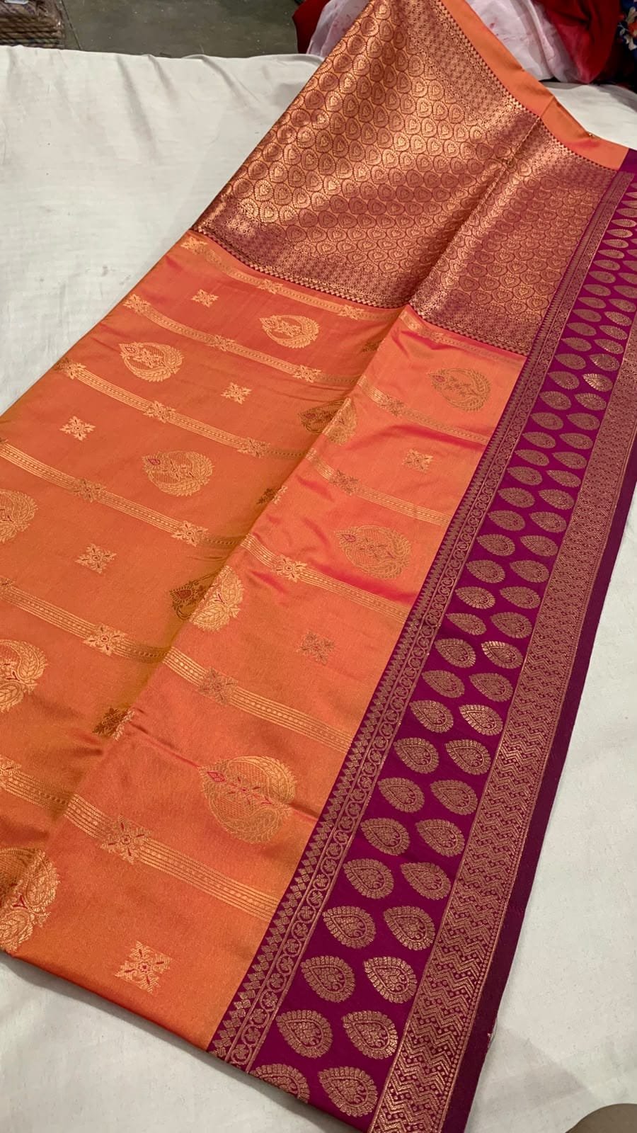 Dual Tone Semi Silk Sarees image 3