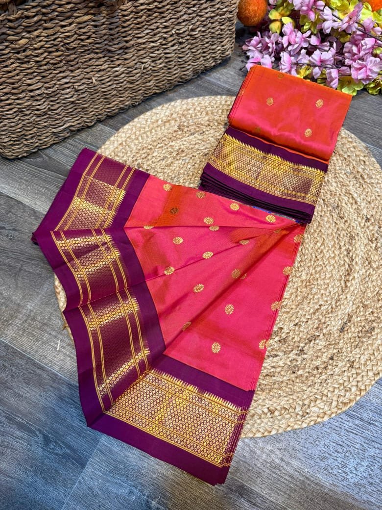 Kalanjali Maharani Paithani Pure Silk image 53