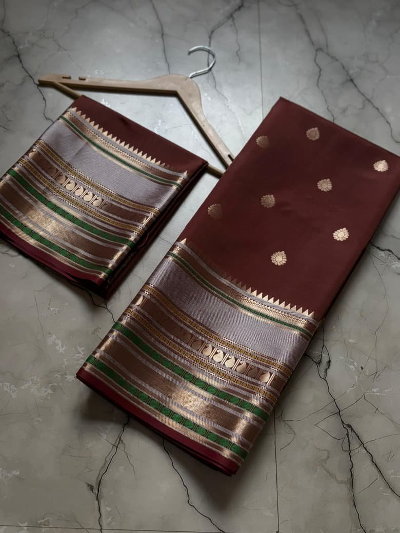 Banarasi Semi Kataan Silk Sarees