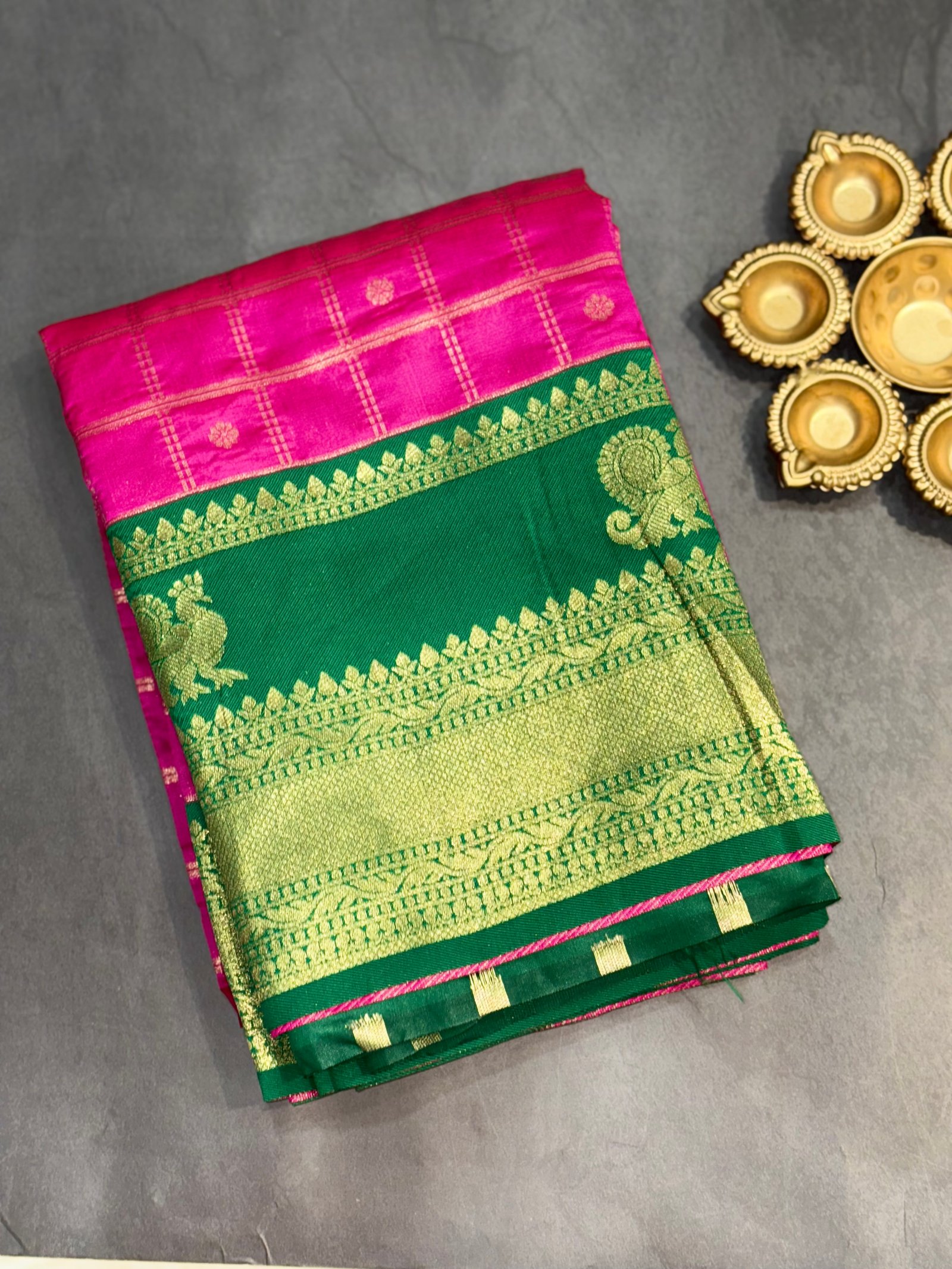 2 Korvai Kanchi Semi Silk Sarees image 9