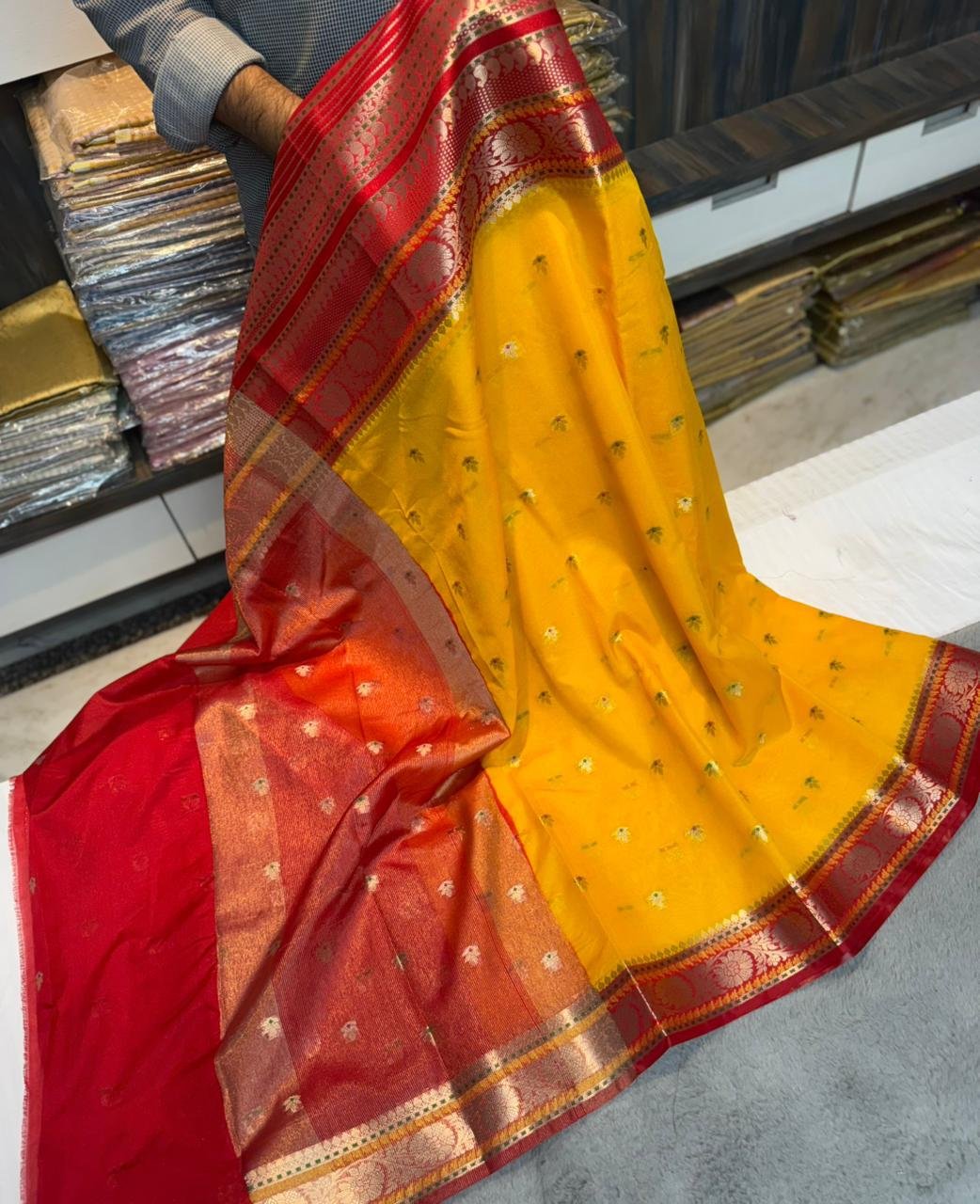 Banarasi Dybal Dupion Soft Silk image 3