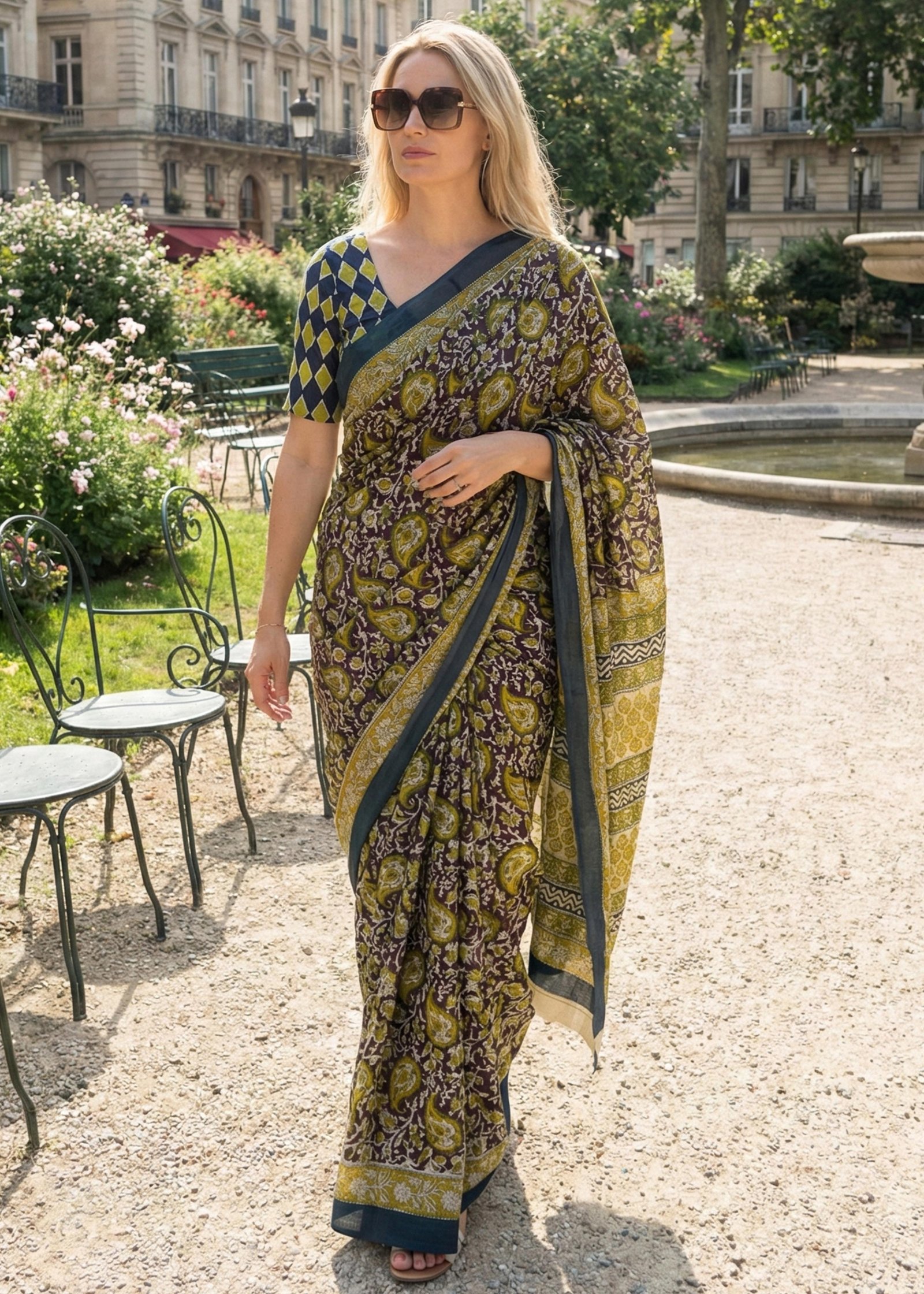 Pure Mulmul Cotton Sarees image 7