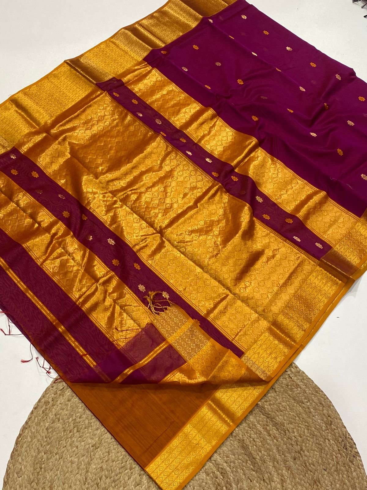 Maheshwari Rich Diamond Pallu image 8
