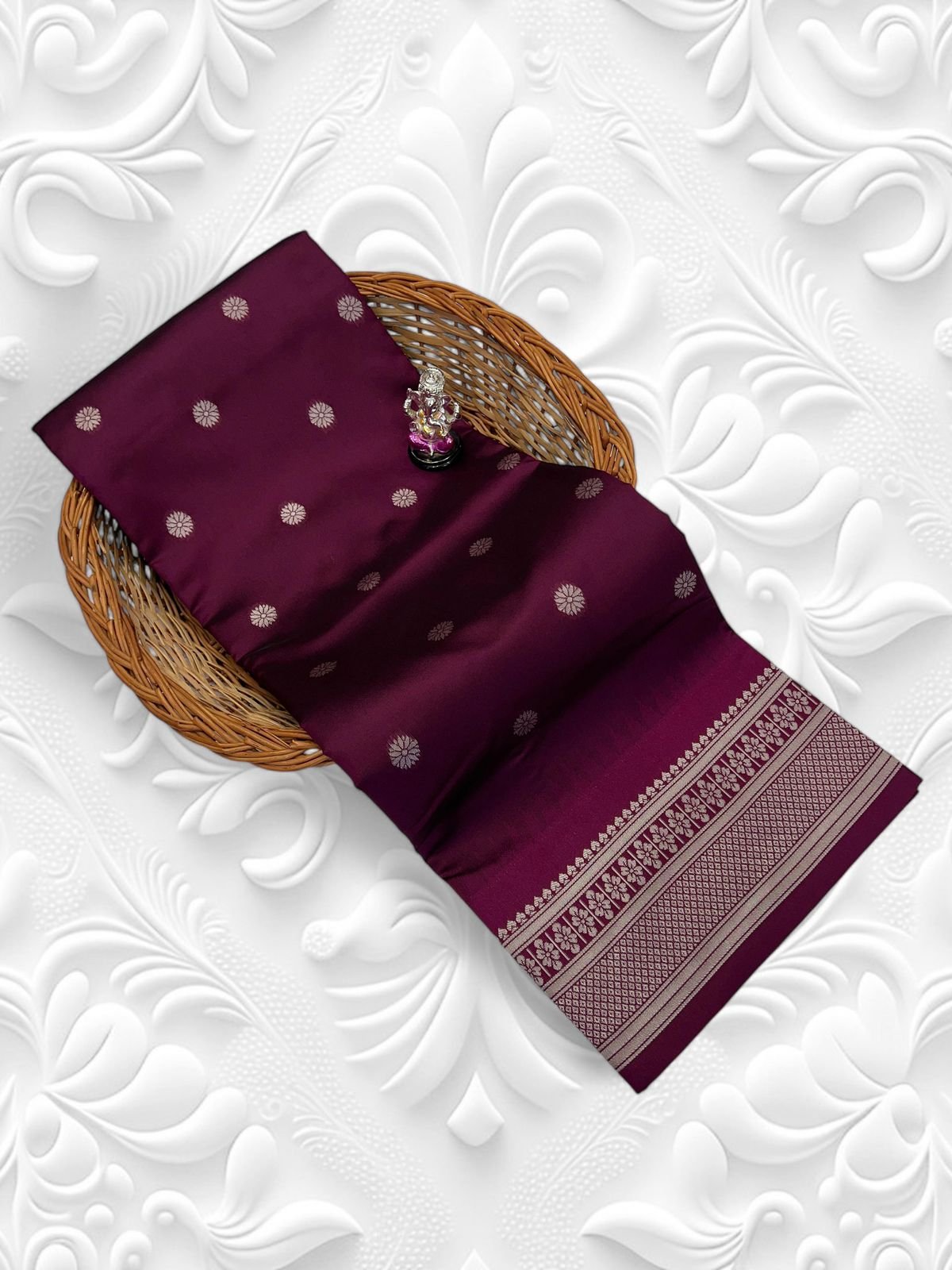 Aarya Fancy Pallu Kadiyal Paithani image 24