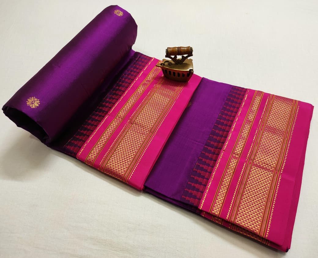 Chandrakor Paithani Pure Silk image 43