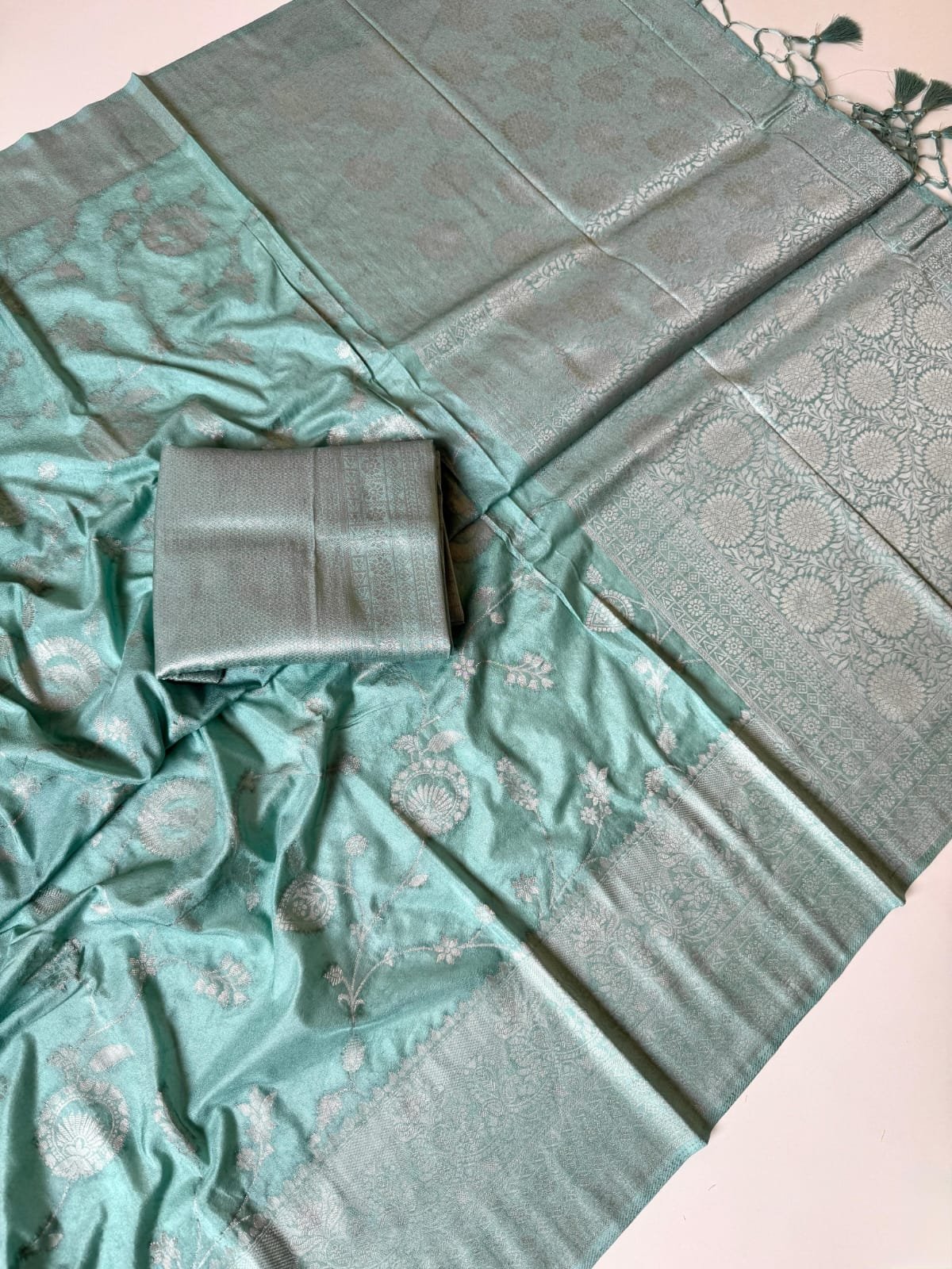 Pure Khaddi Crepe Georgette Jaquad image 4