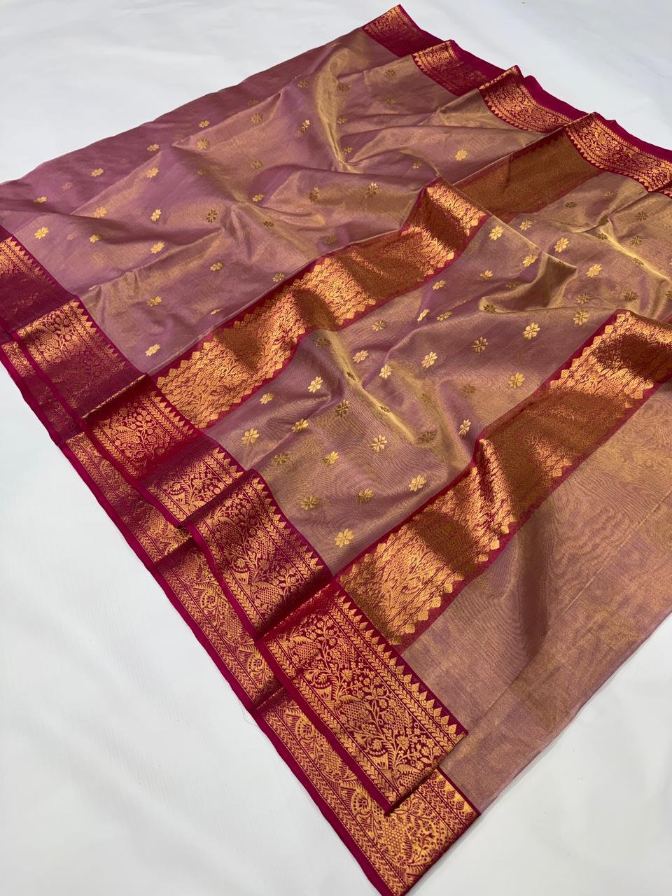 Silk Katan Saree Tissue image 12
