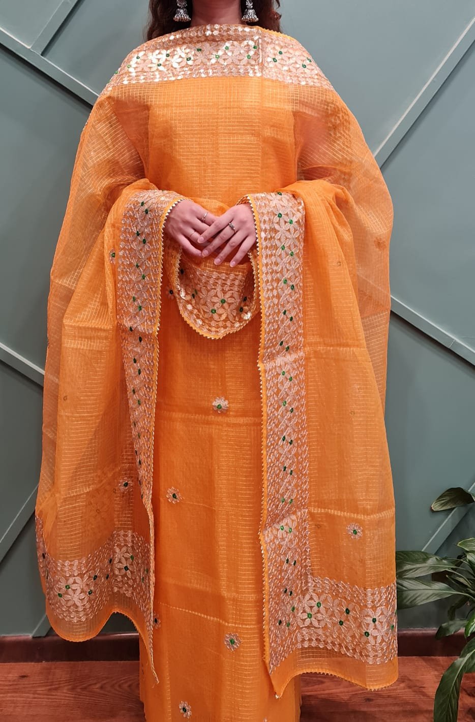 Premium Kota Doria Dress Material image 3