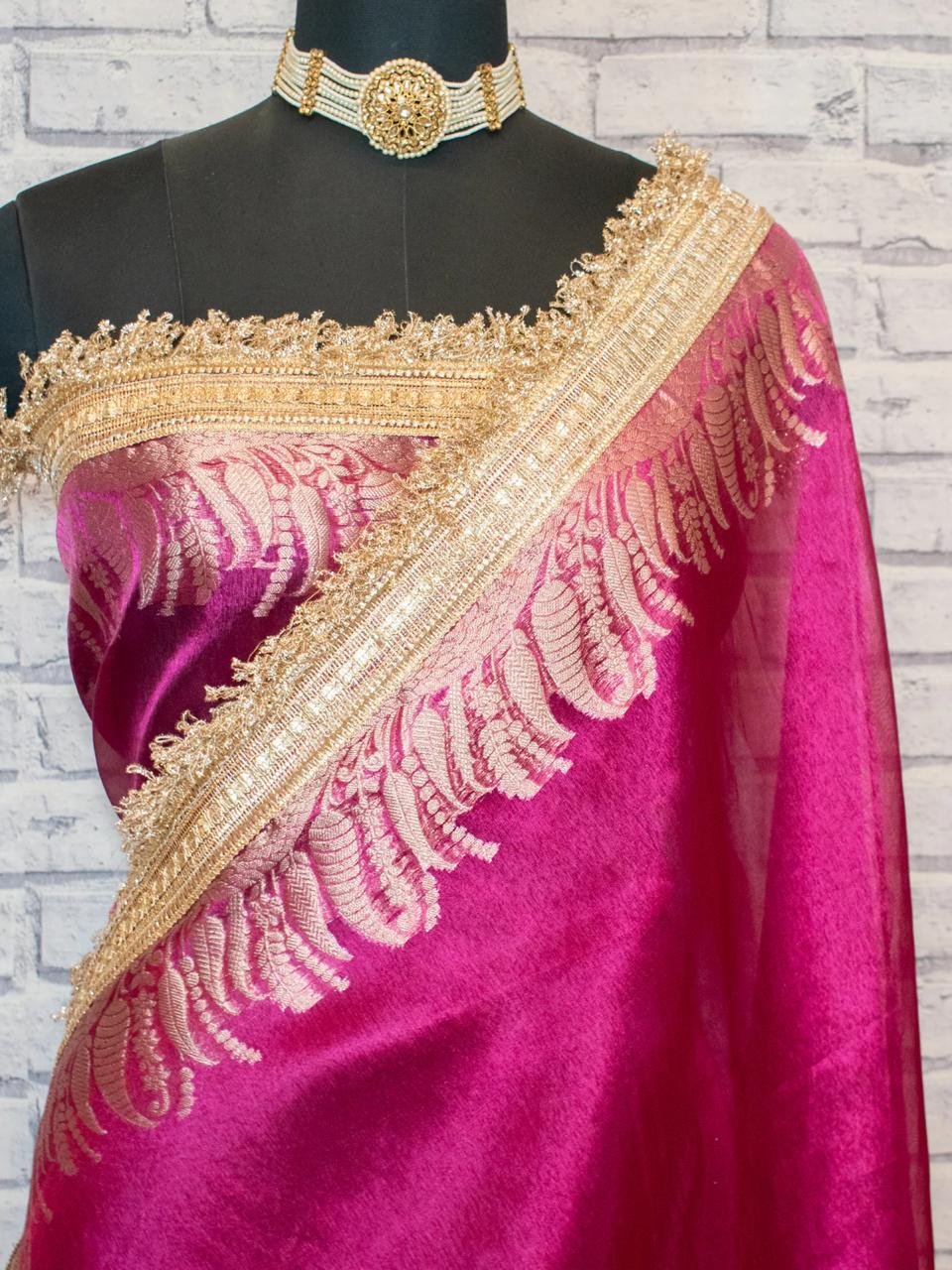 8 Banarasi Tissue Silk image 12