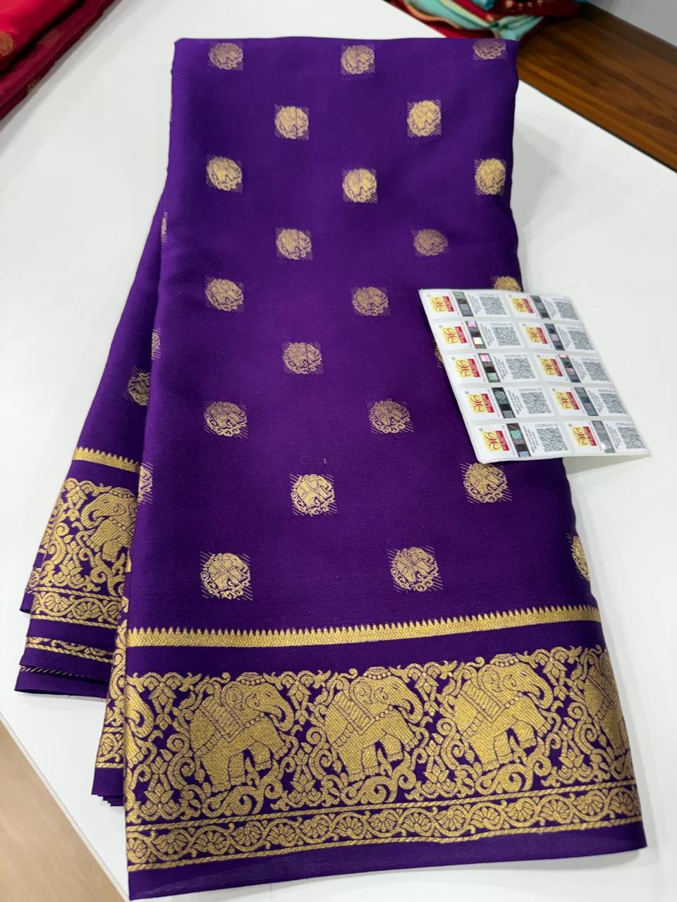 5 Pure Mysore Silk Sarees image 26