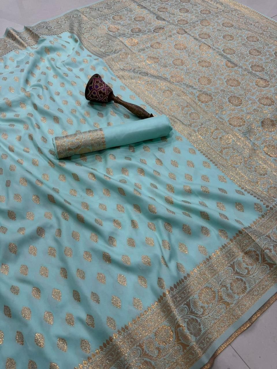 1 Banarasi Semi Silk image 4