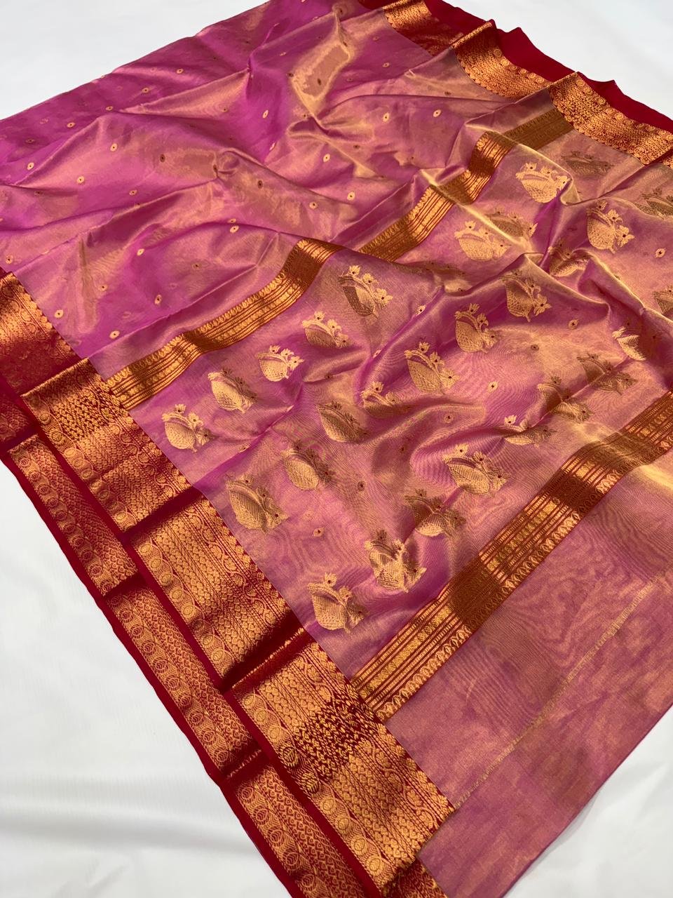 Silk Katan Saree Tissue image 4