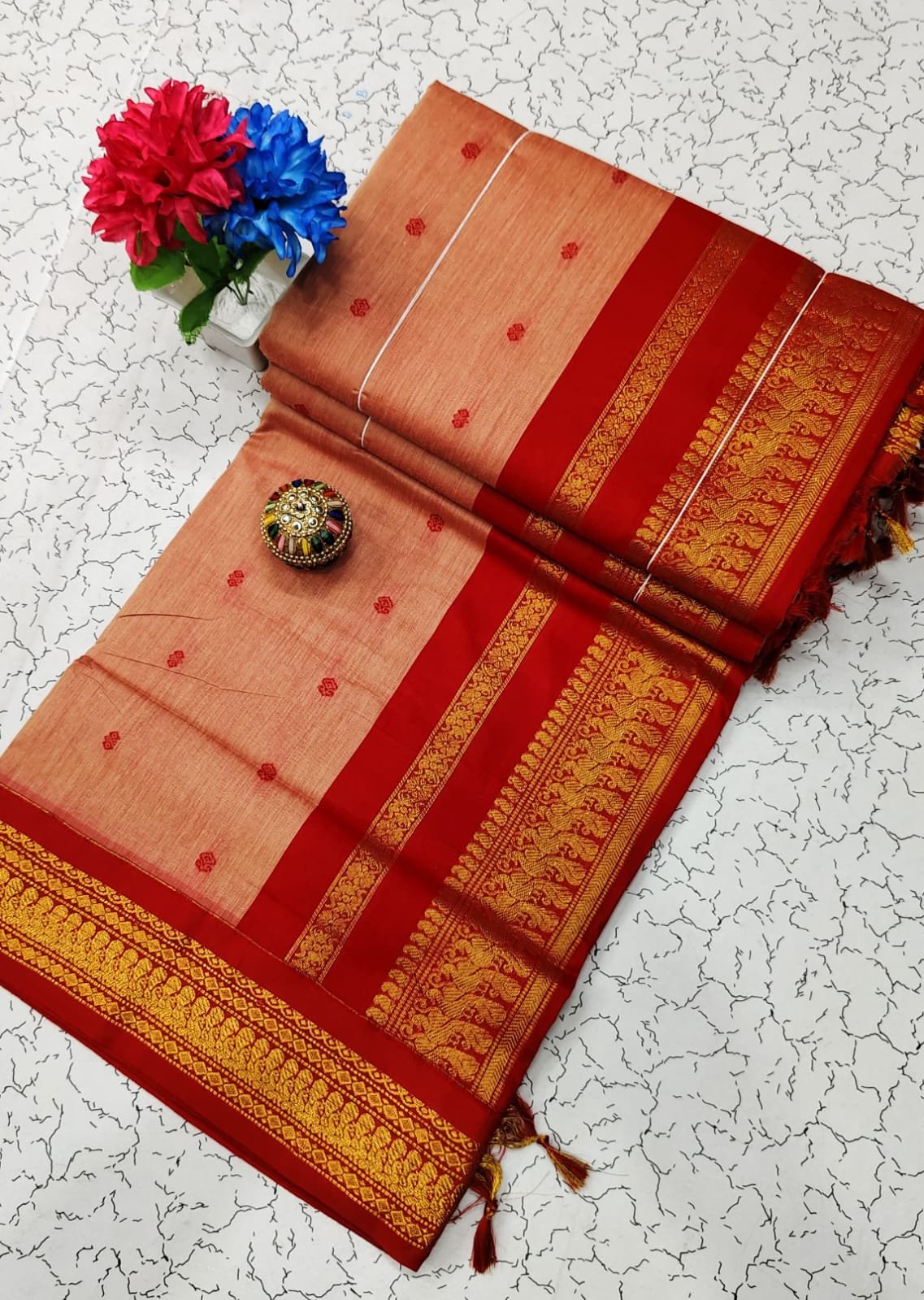 Kalyani Cotton Saree ( BUTTA) image 34