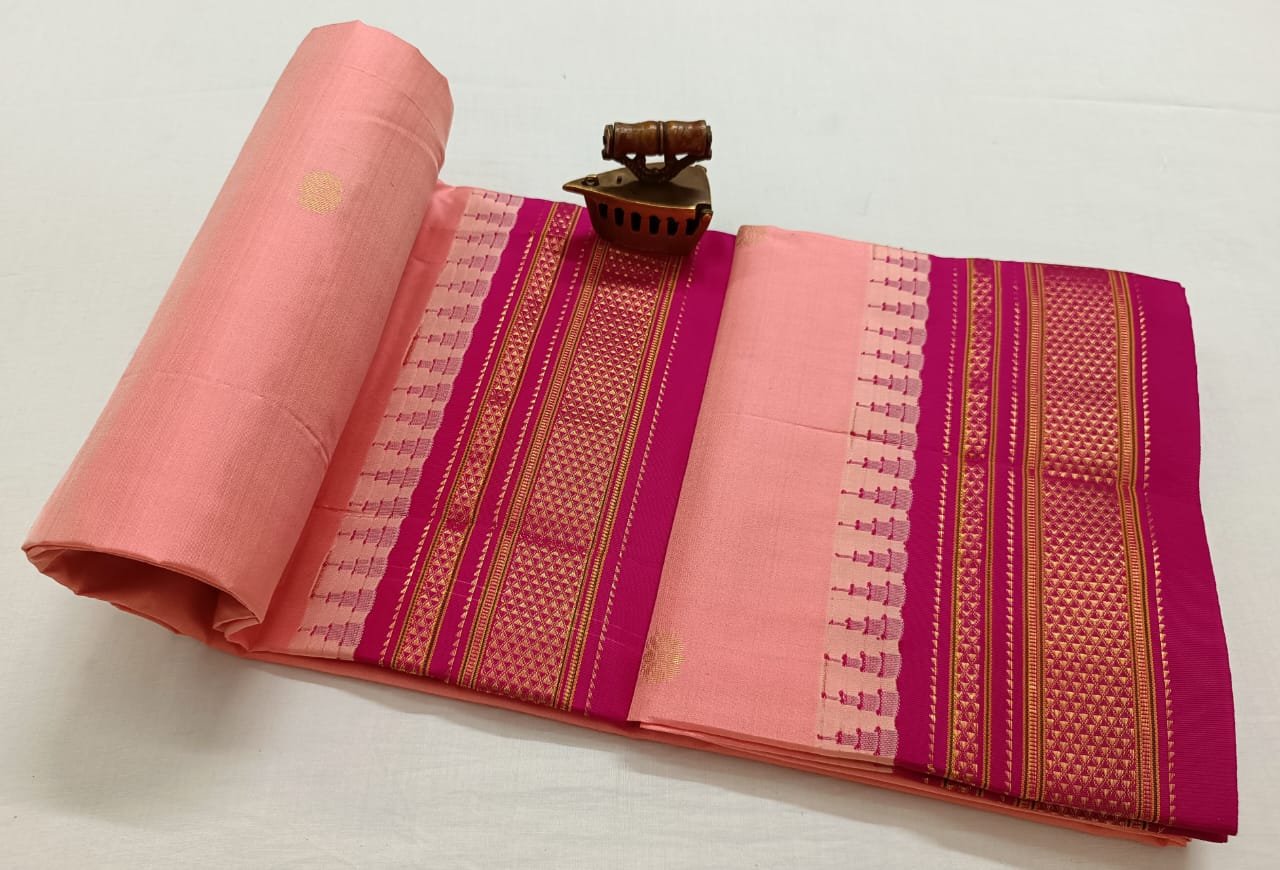 Chandrakor Paithani Pure Silk image 40