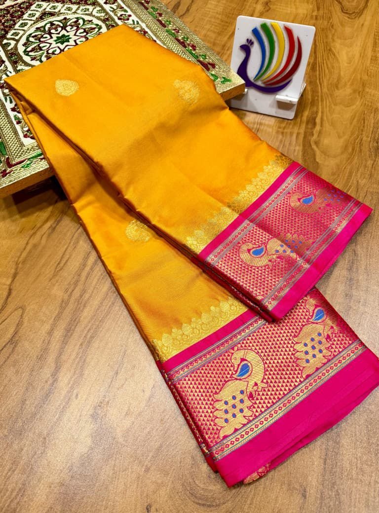 Meena Mor Border Paithani image 21