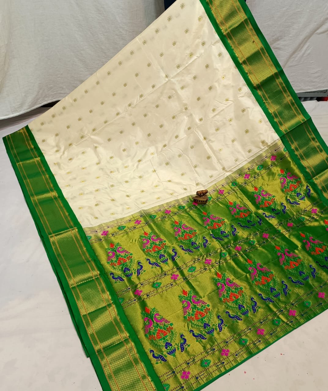 Karnful Pdiyal Paithani Pure Silk image 16