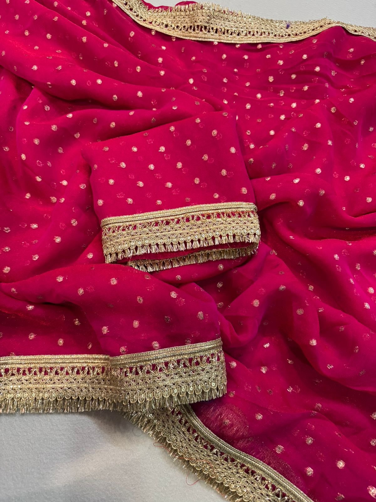 Satin Saree With Surani Big Border image 5