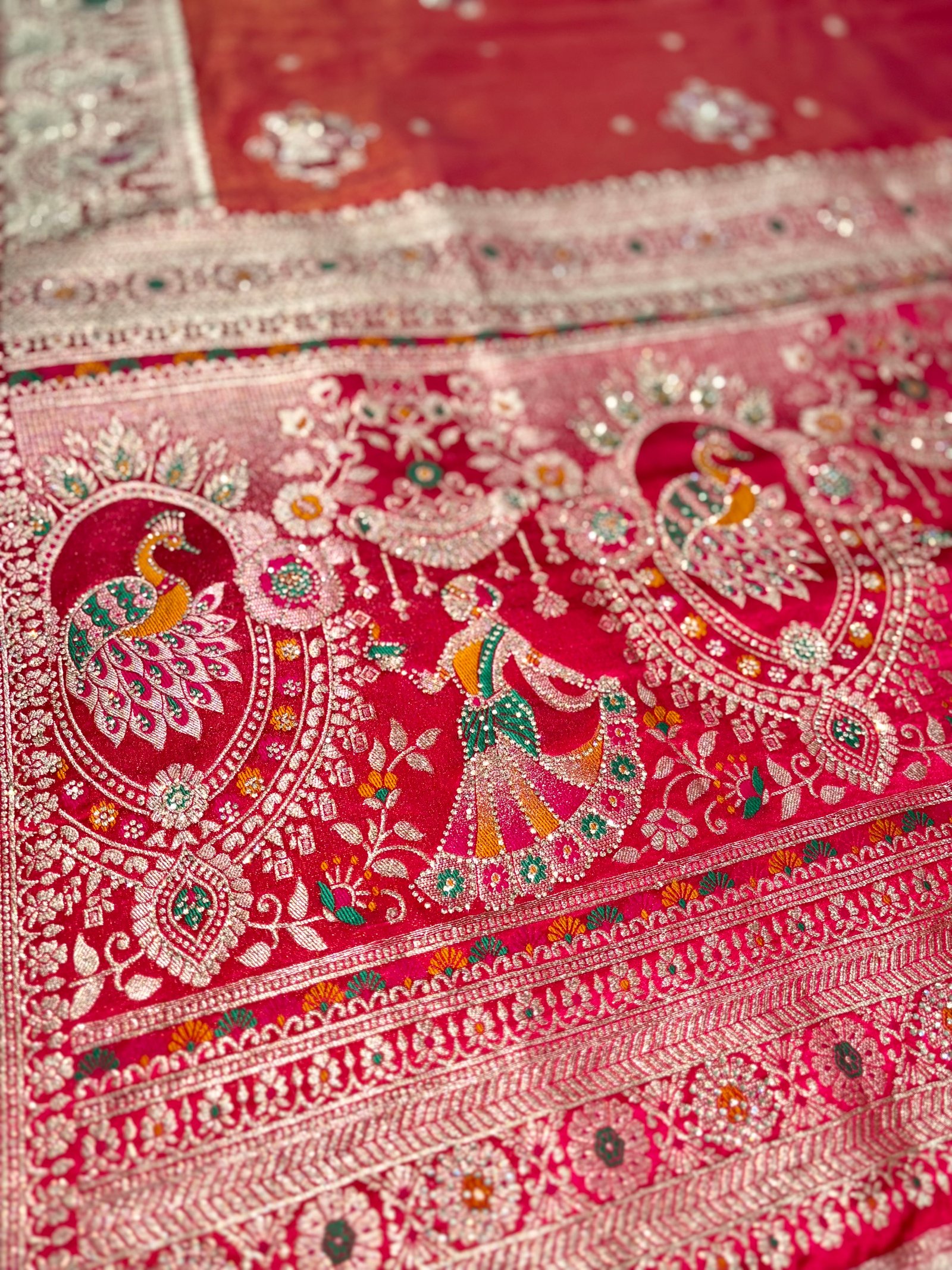 Bridal kanjivaram Tissue Silk Sarees image 2