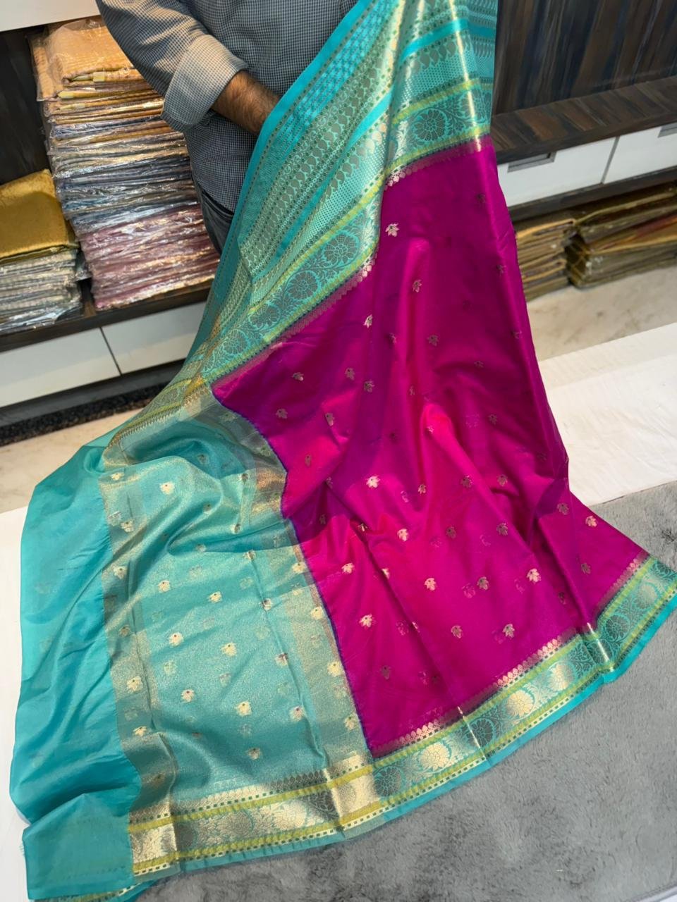 Banarasi Dybal Dupion Soft Silk image 4