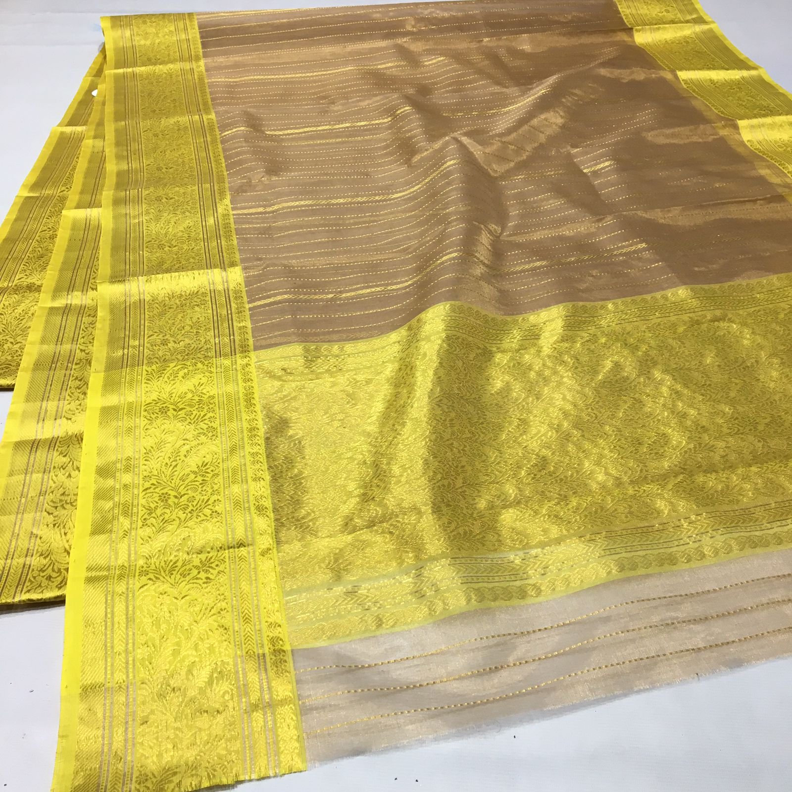 3 Silk Satan Saree Sissue image 6