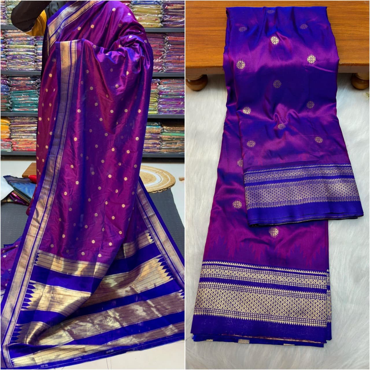 Traditional Erkal Paithani image 33
