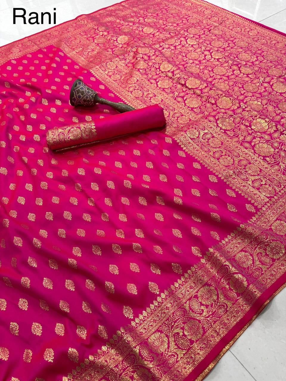 1 Banarasi Semi Silk image 9