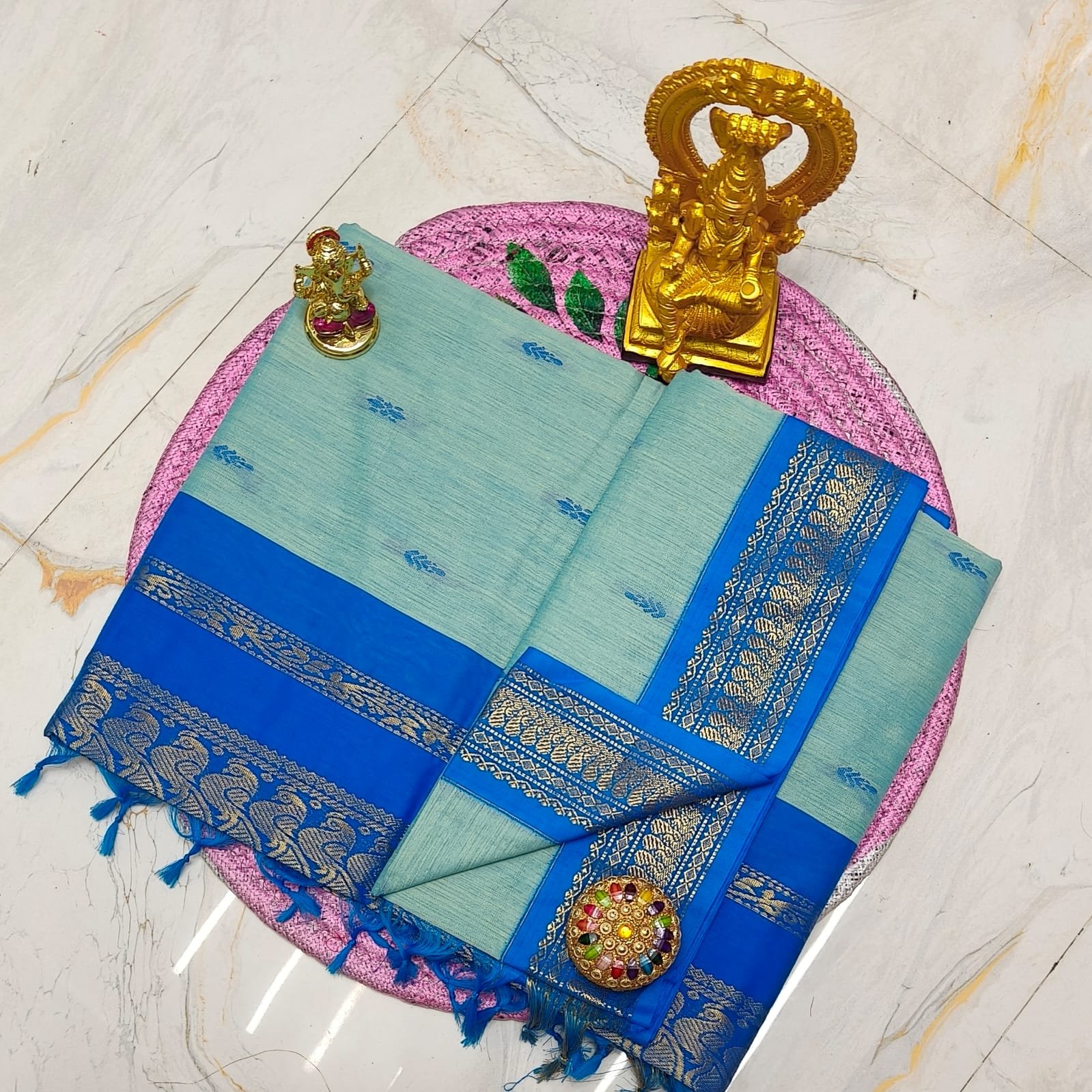 Kalyani Cotton Saree ( BUTTA) image 19