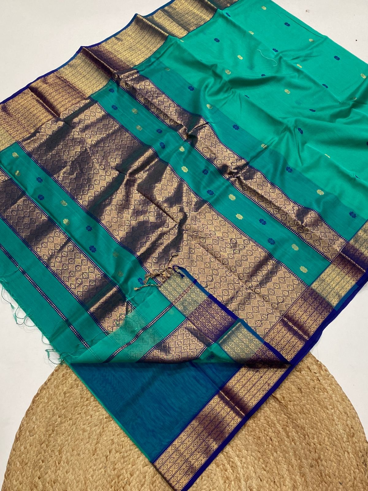 Maheshwari Rich Diamond Pallu image 4