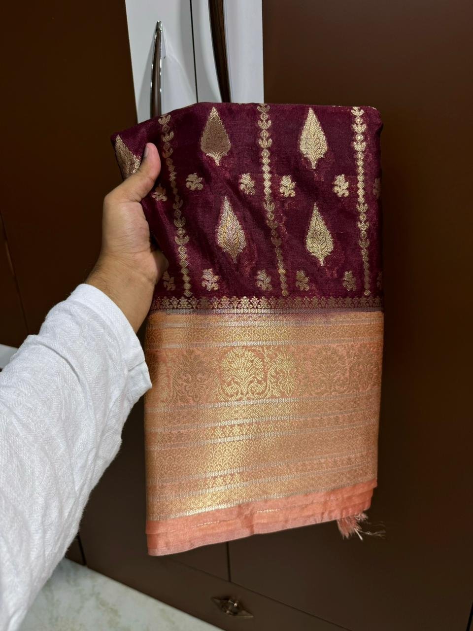 Banarasi Dybal Dupion Silk Saree image 7